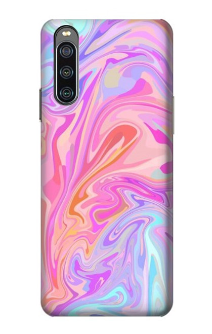 S3444 Digital Art Colorful Liquid Case For Sony Xperia 10 IV