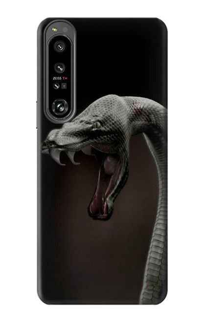 S1597 Black Mamba Snake Case For Sony Xperia 1 IV