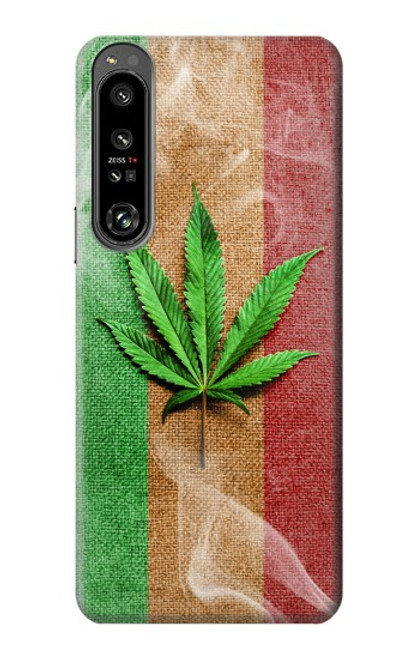 S2109 Marijuana Rasta Flag Case For Sony Xperia 1 IV