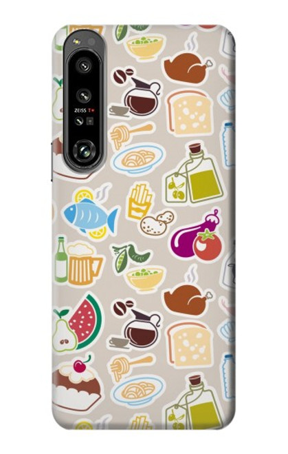 S2321 Food and Drink Seamless Case For Sony Xperia 1 IV