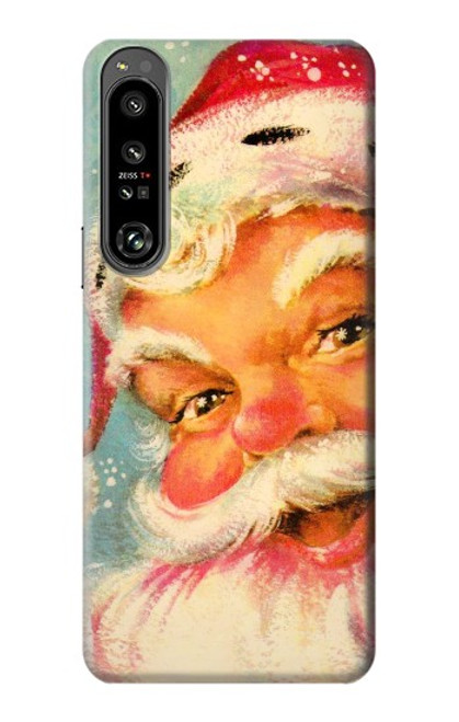 S2840 Christmas Vintage Santa Case For Sony Xperia 1 IV