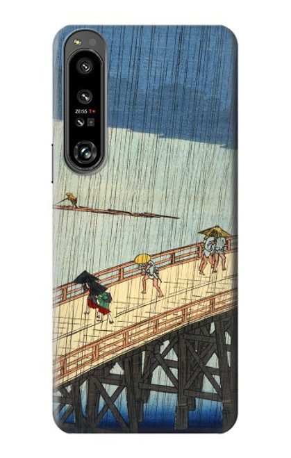 S3347 Utagawa Hiroshige Sudden shower Case For Sony Xperia 1 IV