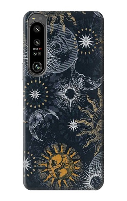 S3702 Moon and Sun Case For Sony Xperia 1 IV