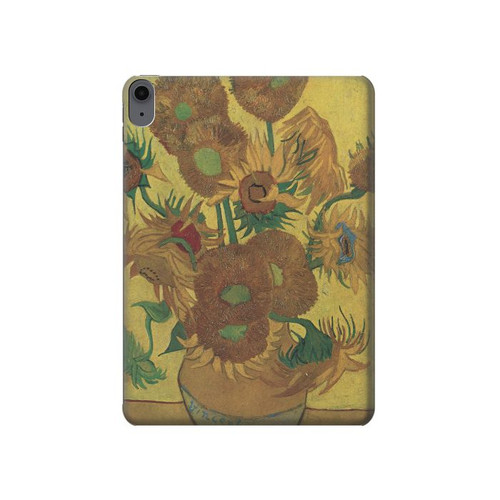 S0214 Van Gogh Vase Fifteen Sunflowers Hard Case For iPad Air (2020, 2022), Air 11 (2024,2025,2026), Pro 11 (2022)