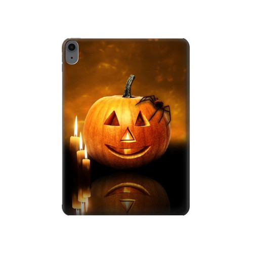 S1083 Pumpkin Spider Candles Halloween Hard Case For iPad Air (2020, 2022), Air 11 (2024,2025,2026), Pro 11 (2022)