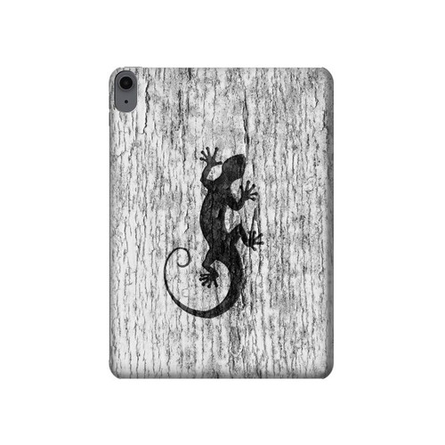 S2446 Gecko Wood Graphic Printed Hard Case For iPad Air (2020, 2022), Air 11 (2024,2025,2026), Pro 11 (2022)