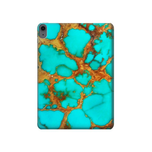 S2688 Aqua Copper Turquoise Gemstone Graphic Hard Case For iPad Air (2022,2020, 4th, 5th), iPad Pro 11 (2022, 6th)