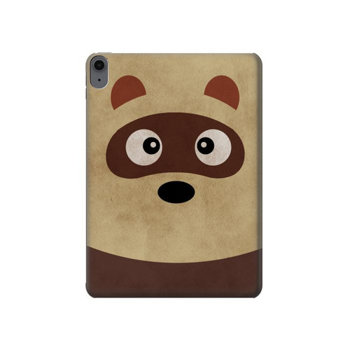 S2825 Cute Cartoon Raccoon Hard Case For iPad Air (2020, 2022), Air 11 (2024,2025,2026), Pro 11 (2022)