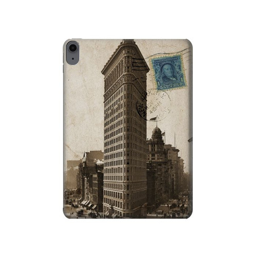 S2832 New York 1903 Flatiron Building Postcard Hard Case For iPad Air (2020, 2022), Air 11 (2024,2025,2026), Pro 11 (2022)