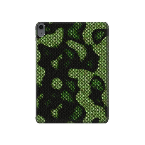 S2877 Green Snake Skin Graphic Printed Hard Case For iPad Air (2020, 2022), Air 11 (2024,2025,2026), Pro 11 (2022)