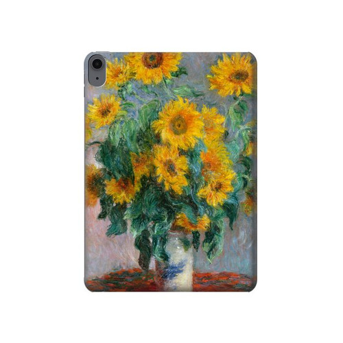 S2937 Claude Monet Bouquet of Sunflowers Hard Case For iPad Air (2020, 2022), Air 11 (2024,2025,2026), Pro 11 (2022)