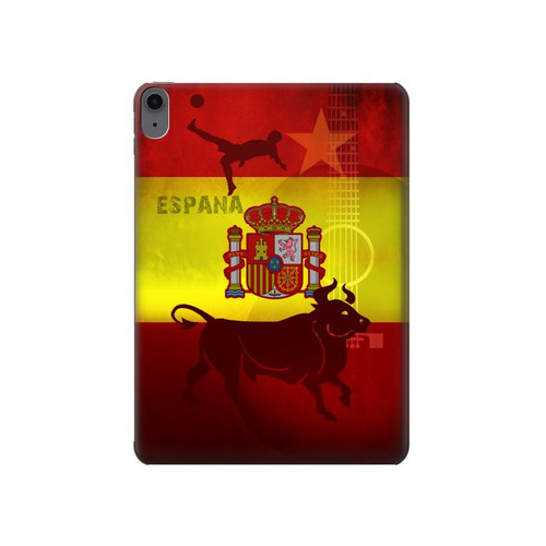 S2984 Spain Football Soccer Hard Case For iPad Air (2020, 2022), Air 11 (2024,2025,2026), Pro 11 (2022)