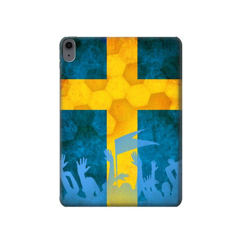 S2990 Sweden Football Soccer Hard Case For iPad Air (2022,2020, 4th, 5th), iPad Pro 11 (2022, 6th)