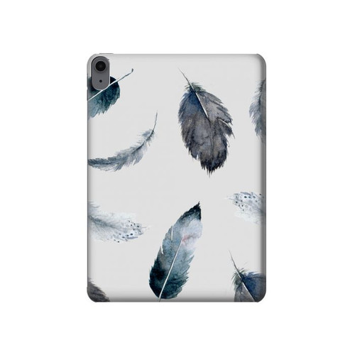 S3085 Feather Paint Pattern Hard Case For iPad Air (2020, 2022), Air 11 (2024,2025,2026), Pro 11 (2022)