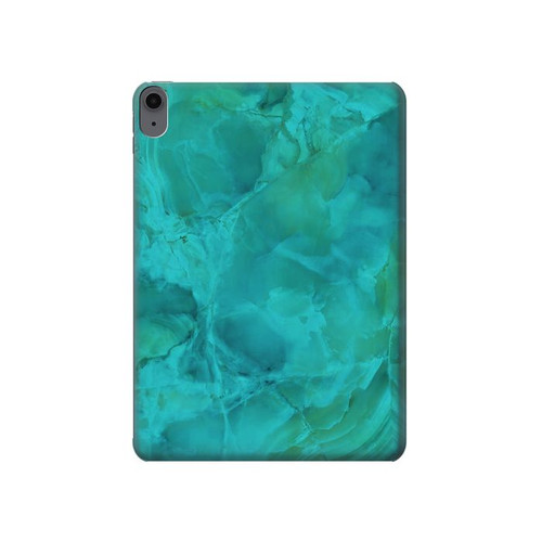 S3147 Aqua Marble Stone Hard Case For iPad Air (2022,2020, 4th, 5th), iPad Pro 11 (2022, 6th)