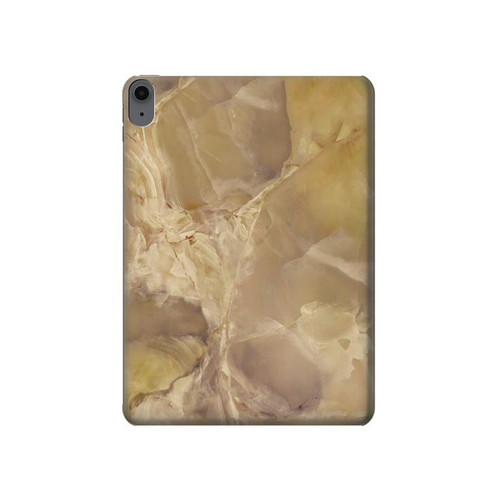 S3240 Yellow Marble Stone Hard Case For iPad Air (2020, 2022), Air 11 (2024,2025,2026), Pro 11 (2022)