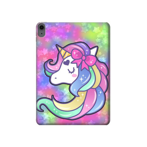 S3264 Pastel Unicorn Hard Case For iPad Air (2020, 2022), Air 11 (2024,2025,2026), Pro 11 (2022)