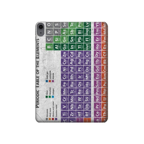 S3383 Periodic Table Hard Case For iPad Air (2022, 2020), Air 11 (2024), Pro 11 (2022)