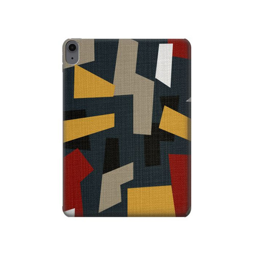 S3386 Abstract Fabric Texture Hard Case For iPad Air (2022, 2020), Air 11 (2024), Pro 11 (2022)