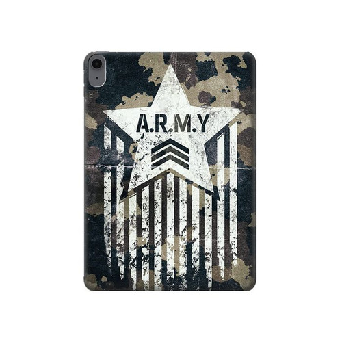 S3666 Army Camo Camouflage Hard Case For iPad Air (2022,2020, 4th, 5th), iPad Pro 11 (2022, 6th)
