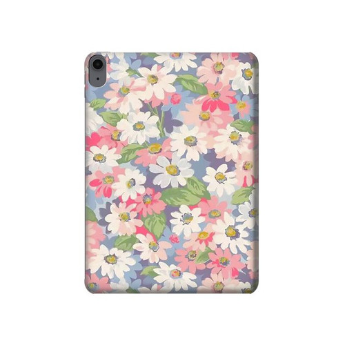S3688 Floral Flower Art Pattern Hard Case For iPad Air (2020, 2022), Air 11 (2024,2025,2026), Pro 11 (2022)