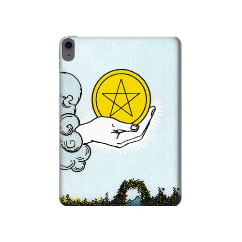 S3722 Tarot Card Ace of Pentacles Coins Hard Case For iPad Air (2022,2020, 4th, 5th), iPad Pro 11 (2022, 6th)