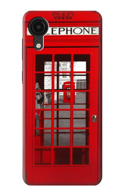 S0058 British Red Telephone Box Case For Samsung Galaxy A03 Core