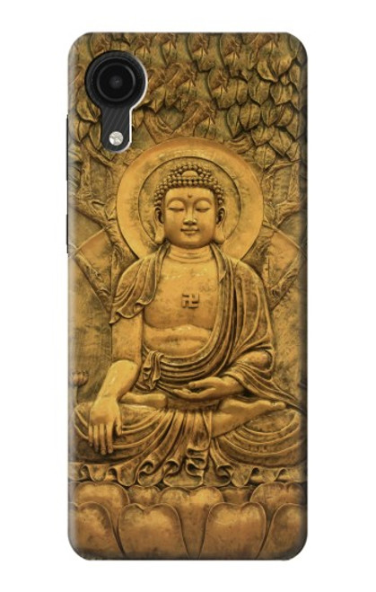 S2452 Buddha Bas Relief Art Graphic Printed Case For Samsung Galaxy A03 Core