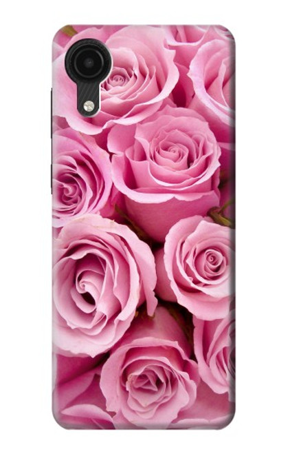 S2943 Pink Rose Case For Samsung Galaxy A03 Core