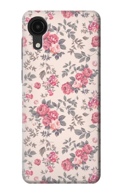 S3095 Vintage Rose Pattern Case For Samsung Galaxy A03 Core