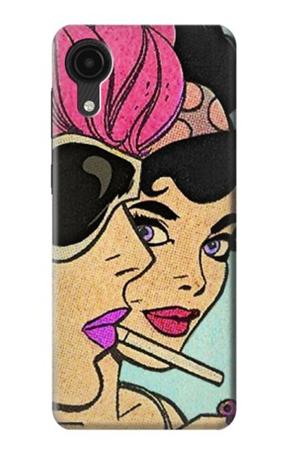 S3171 Girls Pop Art Case For Samsung Galaxy A03 Core