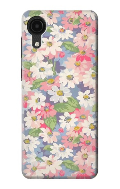 S3688 Floral Flower Art Pattern Case For Samsung Galaxy A03 Core