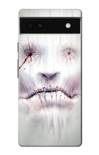 S0884 Horror Face Case For Google Pixel 6a
