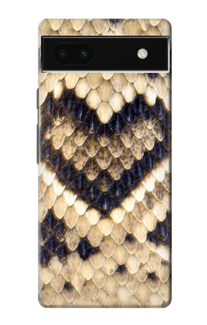 S3417 Diamond Rattle Snake Graphic Print Case For Google Pixel 6a