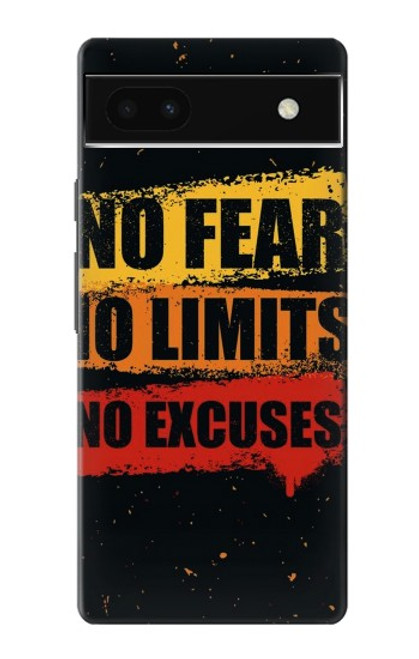 S3492 No Fear Limits Excuses Case For Google Pixel 6a