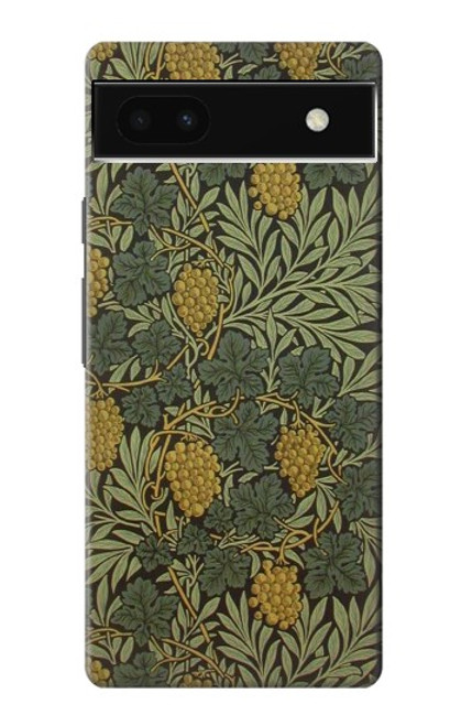 S3662 William Morris Vine Pattern Case For Google Pixel 6a