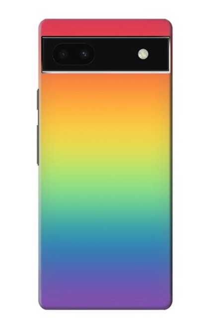 S3698 LGBT Gradient Pride Flag Case For Google Pixel 6a