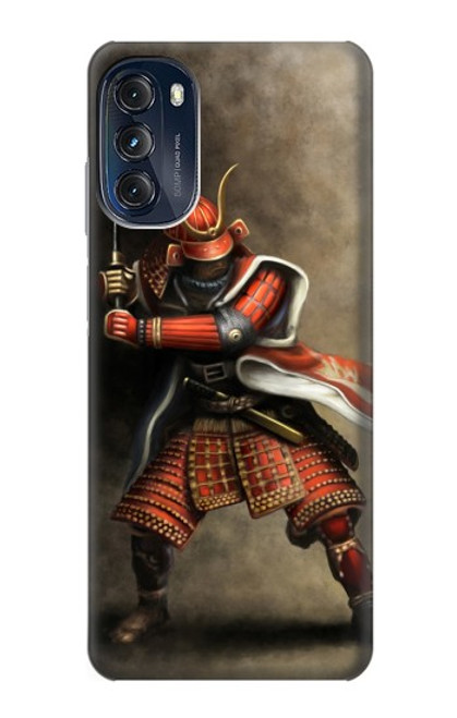 S0796 Japan Red Samurai Case For Motorola Moto G (2022)