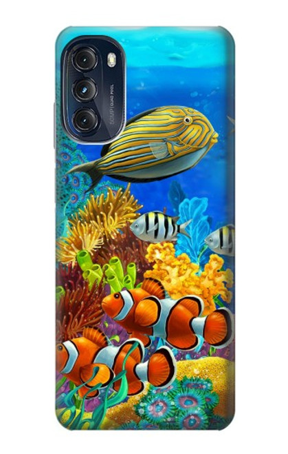 S2568 Sea Seabed Fish Corals Underwater Ocean Case For Motorola Moto G (2022)