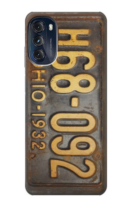 S3228 Vintage Car License Plate Case For Motorola Moto G (2022)