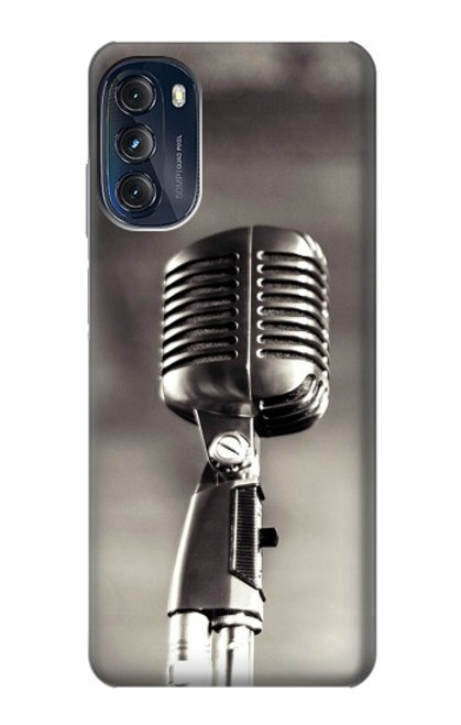 S3495 Vintage Microphone Case For Motorola Moto G (2022)