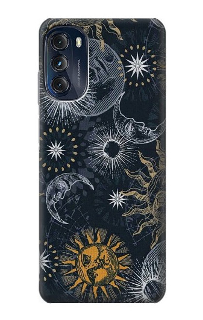 S3702 Moon and Sun Case For Motorola Moto G (2022)