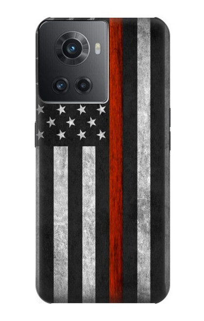 S3472 Firefighter Thin Red Line Flag Case For OnePlus Ace