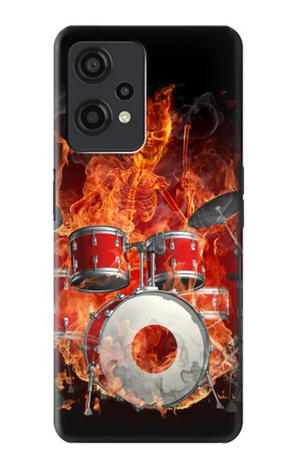 S1431 Skull Drum Fire Rock Case For OnePlus Nord CE 2 Lite 5G