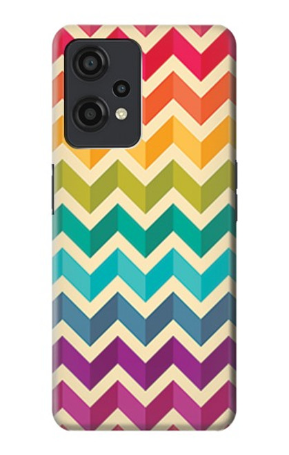 S2362 Rainbow Colorful Shavron Zig Zag Pattern Case For OnePlus Nord CE 2 Lite 5G