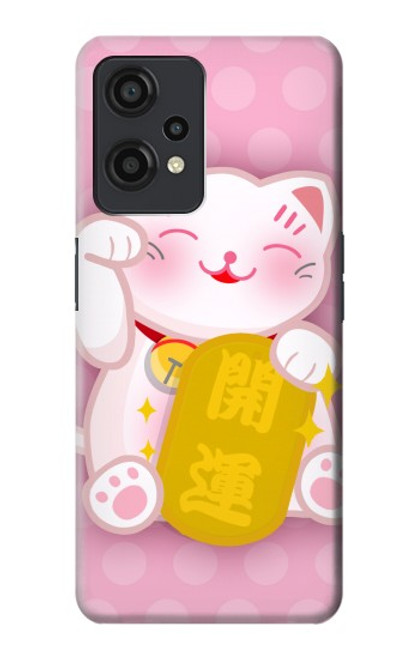 S3025 Pink Maneki Neko Lucky Cat Case For OnePlus Nord CE 2 Lite 5G