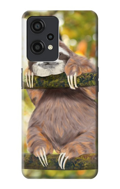 S3138 Cute Baby Sloth Paint Case For OnePlus Nord CE 2 Lite 5G