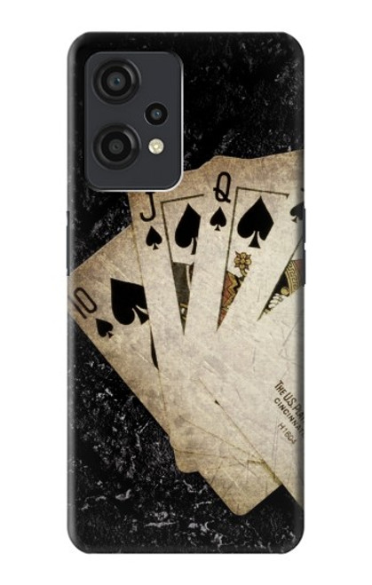 S3231 Vintage Royal Straight Flush Cards Case For OnePlus Nord CE 2 Lite 5G