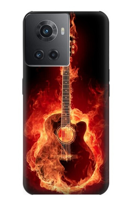 S0415 Fire Guitar Burn Case For OnePlus 10R