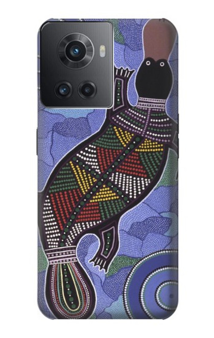S3387 Platypus Australian Aboriginal Art Case For OnePlus 10R